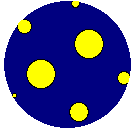 Big Dark Blue Ball