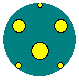 Blue Green  Ball